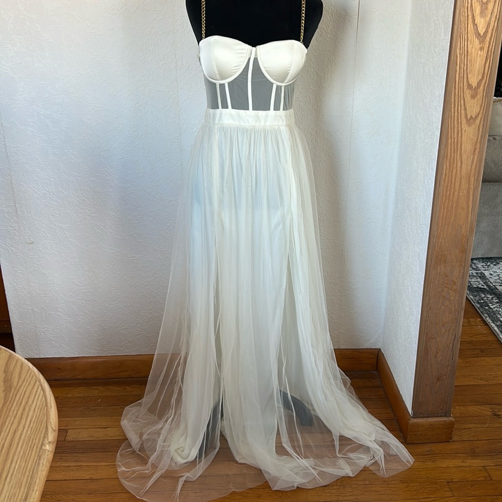 Off-White Windsor Dress